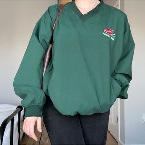 Vintage Lipton Green Tea V-Neck windbreaker